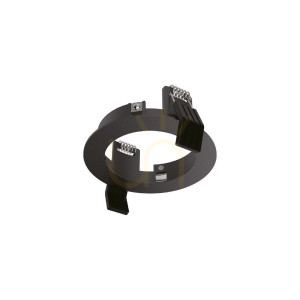 Monteringsram rund svart 9,5 cm Ideallux DYNAMIC 208701