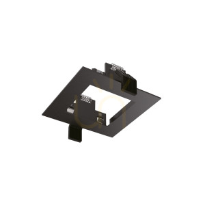 Tillbehör Ideallux Dynamic Frame Square svart aluminium 10 cm 208732