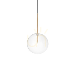 Pendellampa Ideallux Equinoxe SP1 D20 mässing 277387