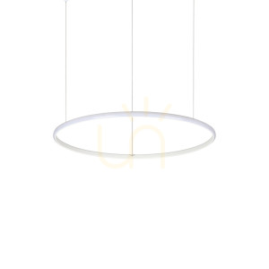 Pendellampa Ideallux HULAHOOP SP D061 vit LED 28W 258775