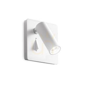 Vägglampa Ideallux LITE AP BIANCO vit LED 3W metall 250106