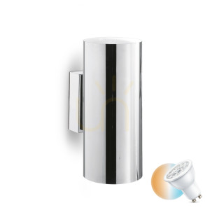 Vägglampa Ideallux LOOK AP2 Cromo krom 094182