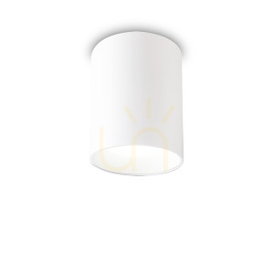 Plafond Ideallux NITRO PL ROUND D09 vit LED 15W 205977