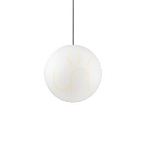 Pendellampa Ideallux SOLE SP1 D30 vit 135991