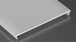 Lampskärm för LED-profil LUMINES SWIDE PMMA FROST mjölkig 2m