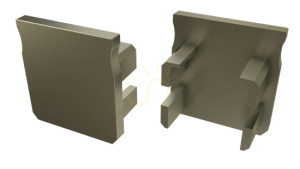 Lock för LED-profil LUMINES Y inox