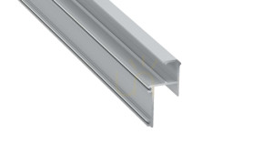 LED-profil LUMINES typ IPA16 silveranodiserad 1 m