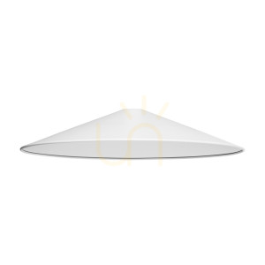 Lampskärm Ideallux MIX-UP Cono Big vit metall Ø60,2 cm 288437