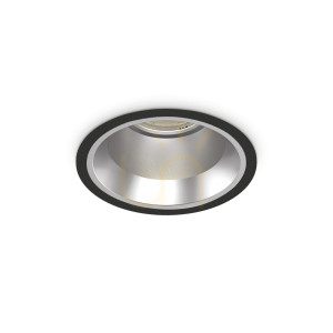 Infälld takarmatur Ideallux OFF svart LED 28W 4000K 16,2 cm 266589
