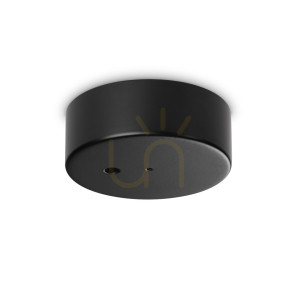 Takrosett magnetisk 1 ljus svart Ideallux Rosone 311272