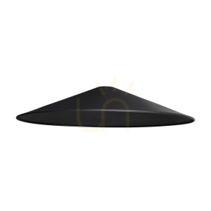 Lampskärm Ideallux MIX-UP Cono Big svart metall 60,2 cm 288420
