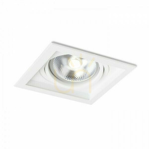 Infälld takarmatur Granada Sq White 230 V Led G53 15 W.