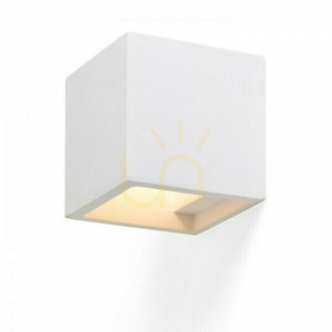 Vägglampa Jack Sq gipsvägglampa 230 V Led G9 5 W.