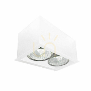 Plafond Antigo Cage Out Mini 2 vit stål GU10 LED 1081