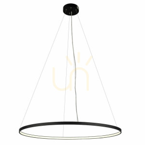 Pendellampa Antigo Agari svart LED 117 cm 5342