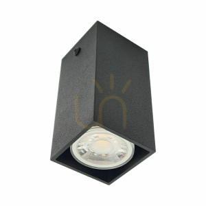 Plafond Antigo Doha svart stål 80 mm LED MR11 1095