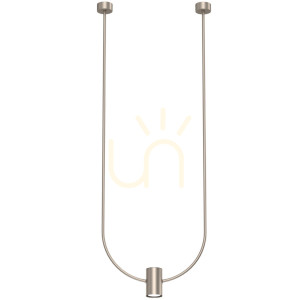 Pendellampa Antigo No. C platina matt GU10 46 cm 5080