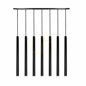 Pendellampa Antigo Yabu 7 svart 140 cm LED MR11 5529