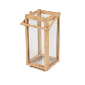 Lykta BAZAR BIZAR Nusa Penida L återvunnet teakträ naturlig Outdoor Collection