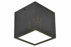Utomhusplafond Lutec GEMINI LED 6,9W grå 6389101118