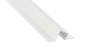 LED-profil LUMINES typ Duo vitlackerad 1 m