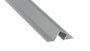 LED-profil LUMINES typ Duo silveranodiserad 1 m
