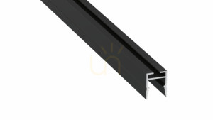 LED-profil LUMINES typ Slimo svartlackerad 1 m