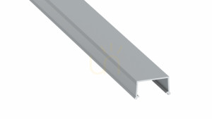 LED-profil LUMINES typ Fixo silveranodiserad 1 m