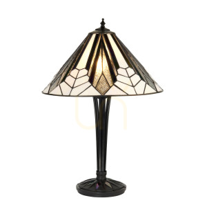 Tiffany bordslampa Interiors Astoria Multicolor 40 cm 63939