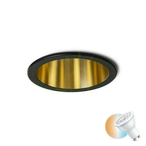 Orco Infälld armatur Svart/Guld 230 V Led Gu10 9 W.