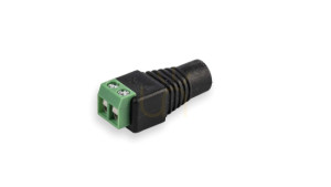 DC 2,1/5,5 mm vridbar hankontakt