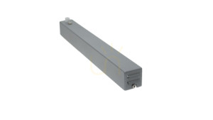 LUMINES SURFACE 380x40x40mm, silver - KOMPLETT