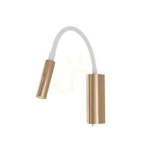 Vägglampa Nuto Bianco Gold av Orlicki Design