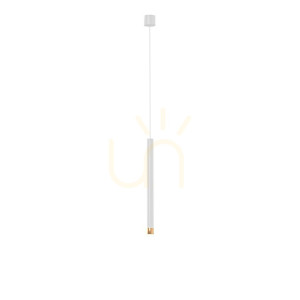 Q I Bianco/Rose Gold 40 taklampa av Orlicki Design