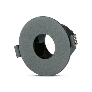 V-TAC GU10 infälld svart rund mesh VT-873 3 års garanti