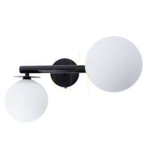 Vägglampa Sigma AVOLA 2 svart vit 41486