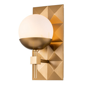 DECO vägglampa - 1 ljuskälla - Guldlackerad QUINTIESSE