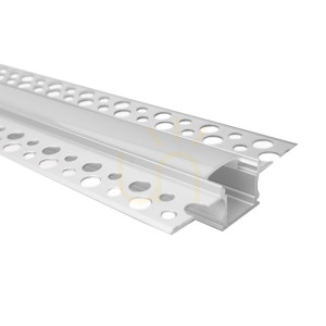 Trimlös aluminiumprofil 2M + 2M Opal PC-skydd ZAMBELIS