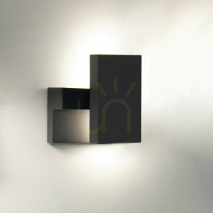 Vägglampa utomhus LED 9W Grafit Zambelis IP65 3000K