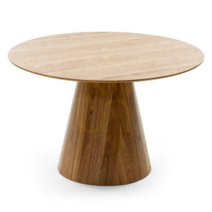 MARIEL runt matbord fanér med MDF