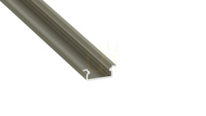 LUMINES profil typ IVO inox anodiserad 2 m