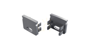 ALU LUMINES SEI lock silveranodiserat med hål