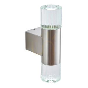 Vägglampa Grant Silver Endon