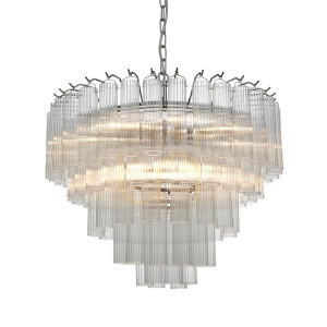 Toulouse taklampa Silver Endon