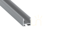 LUMINES-profil typ FLEXA silveranodiserad 3 m