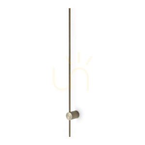 Vägglampa Ideallux ESSENCE mässing LED 115 cm 3000K 371719