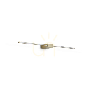 Vägglampa Ideallux ESSENCE mässing Ø75 cm LED 12W 3000K 371689