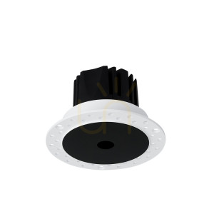 Infälld spotlight Ideallux INFINITY svart LED 12W 3000K Ø10,5 cm 368764