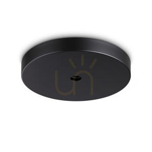 Takplafond Ideallux MAPA 371818 svart Ø36 cm
