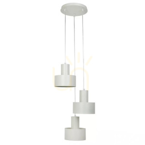 Pendellampa Sigma RIF 3 grå beige 33 cm E27 41168
